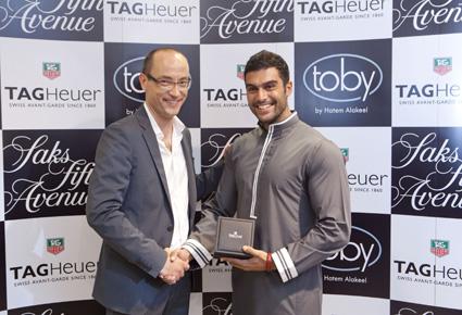تاغ هوير TAG Heuer تتشارك مع حاتم العقيل لاختيار وجه توبي TOBY للعام 2013 
